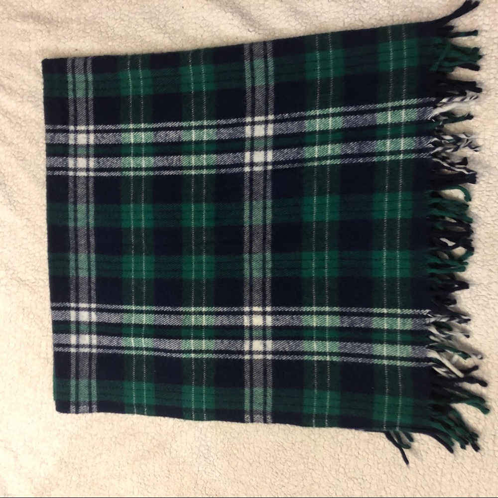 Faribault Woolen Mill Plaid Fringed Throw Acrylic